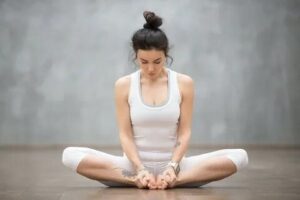 butterfly pose
