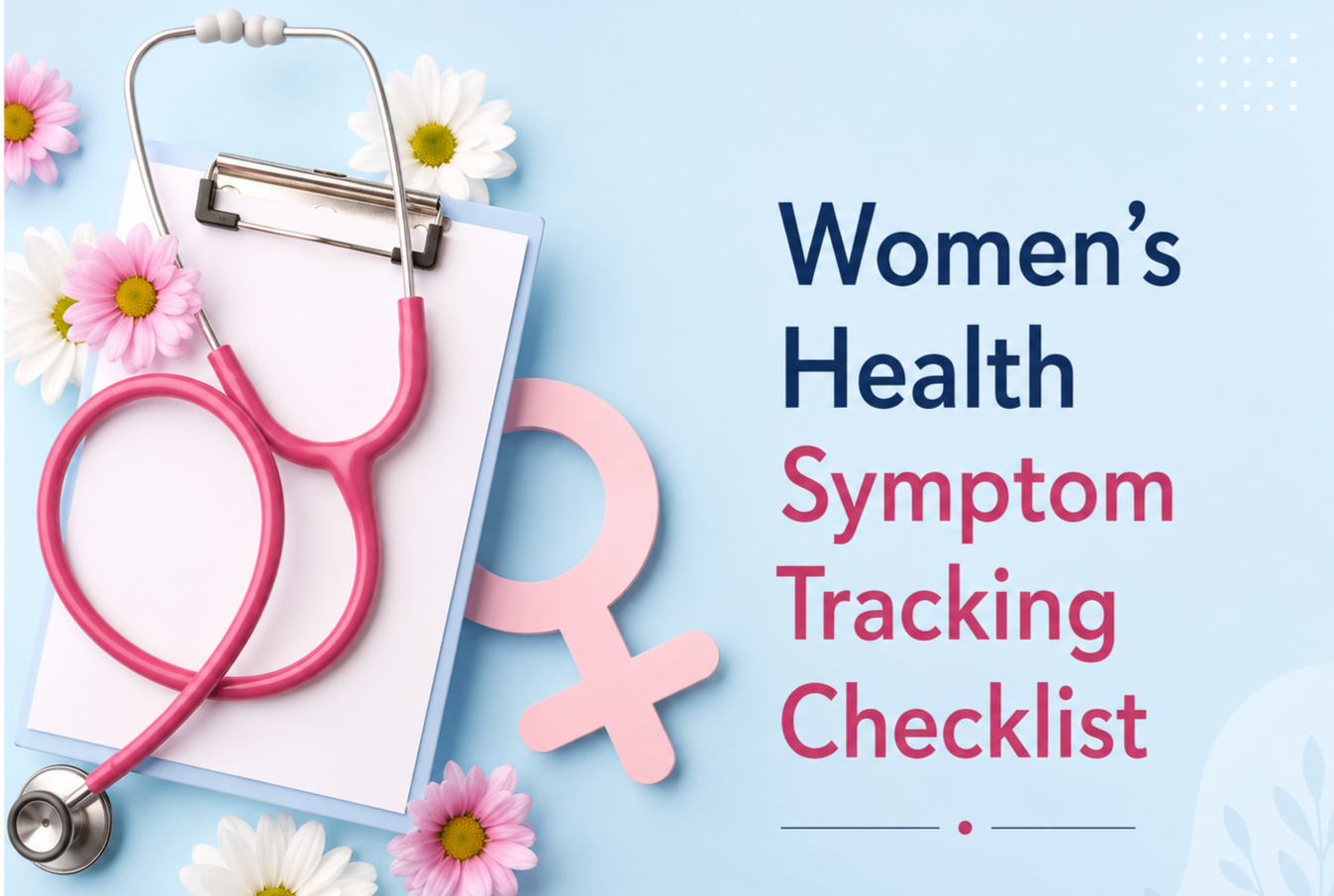 Women health symptom checklist by advik homoeopathy clinic